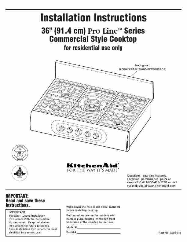 KitchenAid Cooktop 8285418-page_pdf